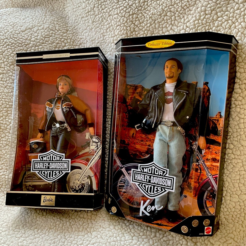 New Collectible Barbie and Ken Harley Davidson Dolls!